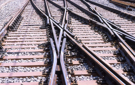 Various pressure-welded crossings:Three-way crossing